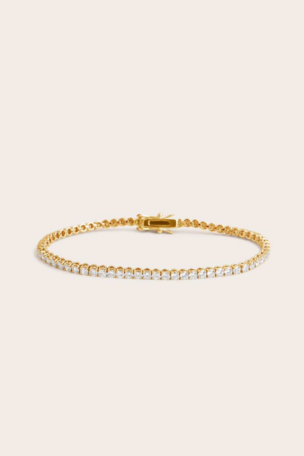 Solitaire Bezel-1.0 CT Oval Lab Grown Diamond Bracelets