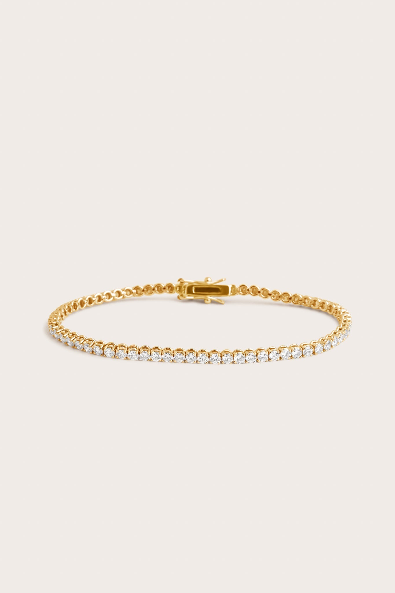 Solitaire Bezel-1.0 CT Oval Lab Grown Diamond Bracelets