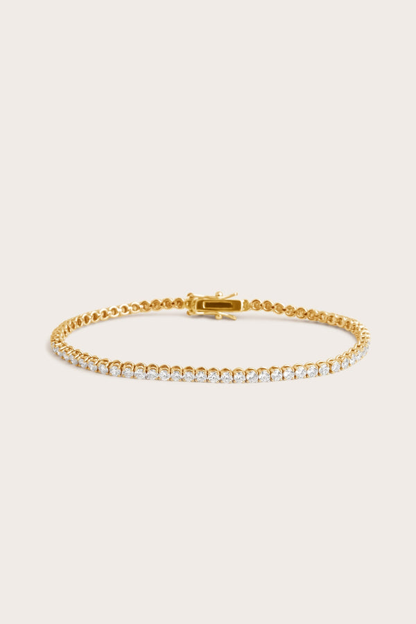 Tennis-3.4 CT Round Lab Grown Diamond Bracelets - Solitaire Bezel-1.0 CT Oval Lab Grown Diamond Bracelets
