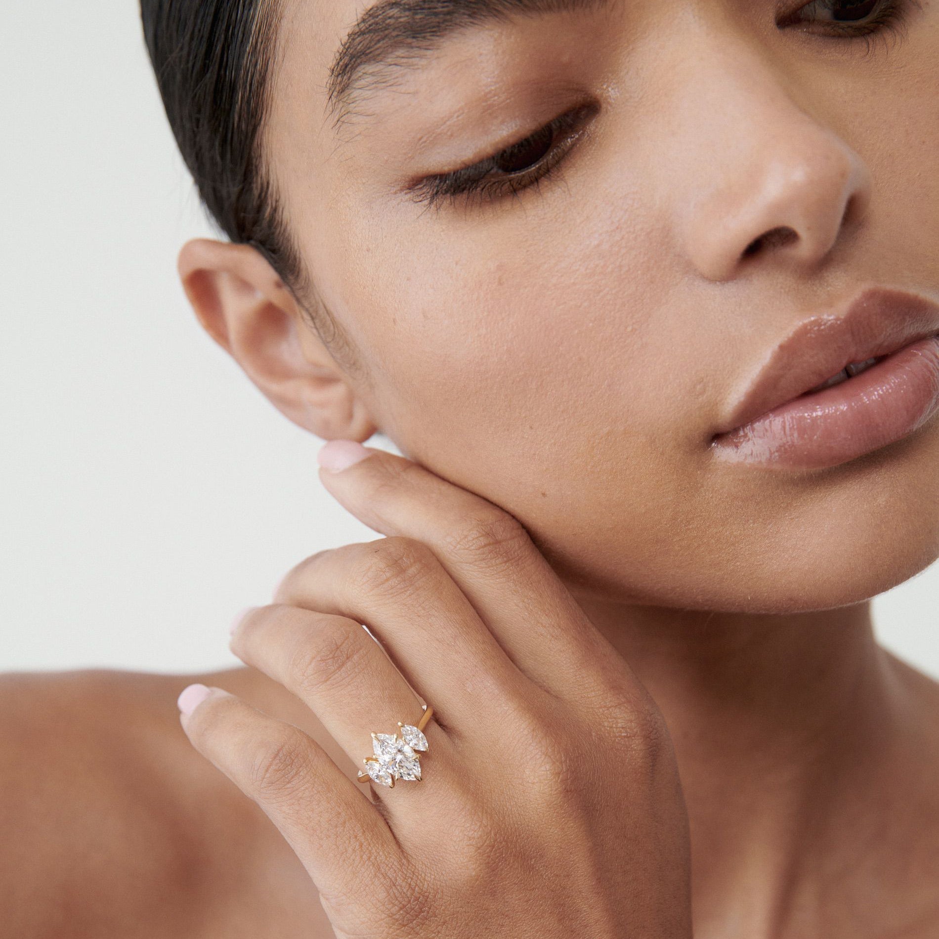Solitaire-Oval Lab Grown Diamond Engagement Ring