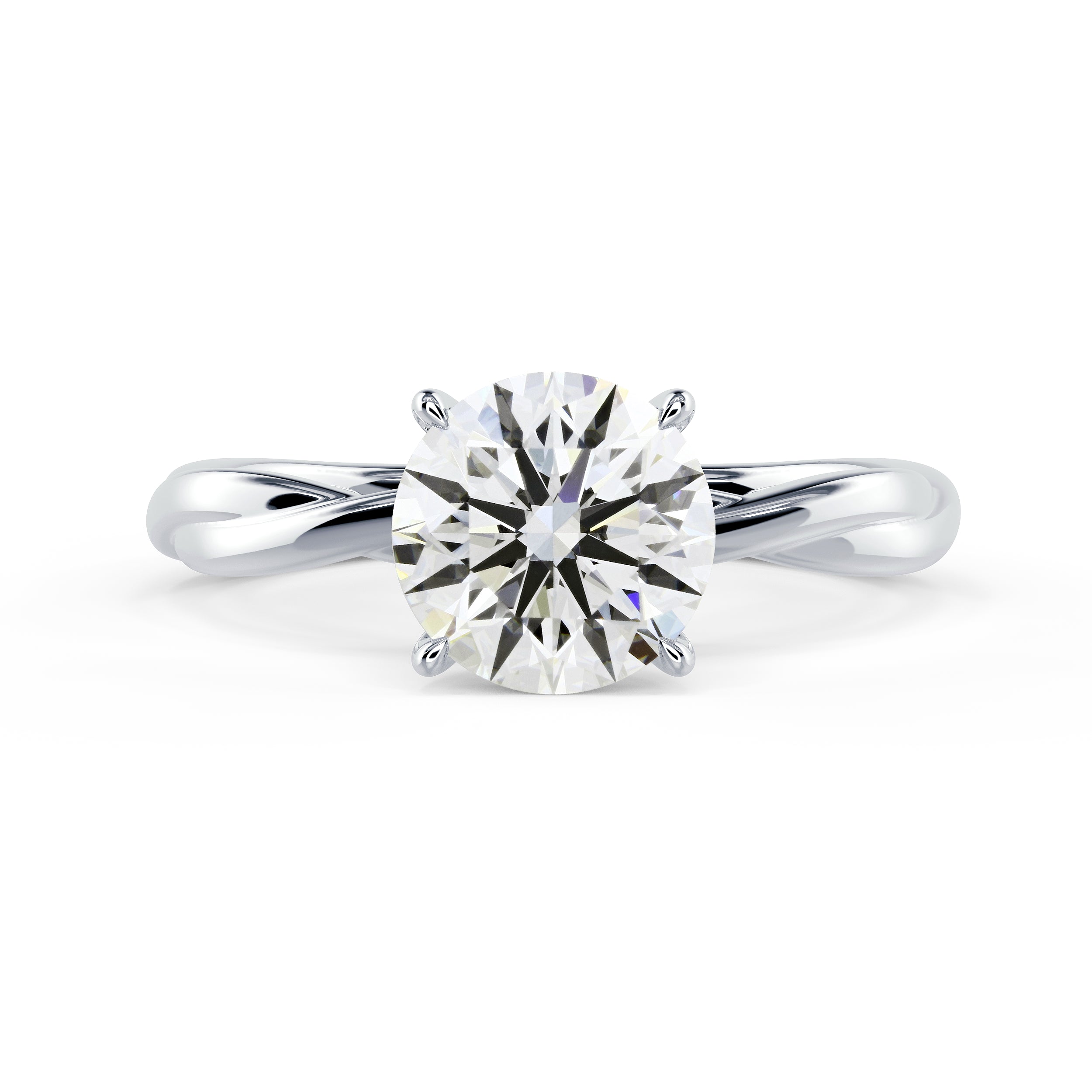 Twisting Band Solitaire