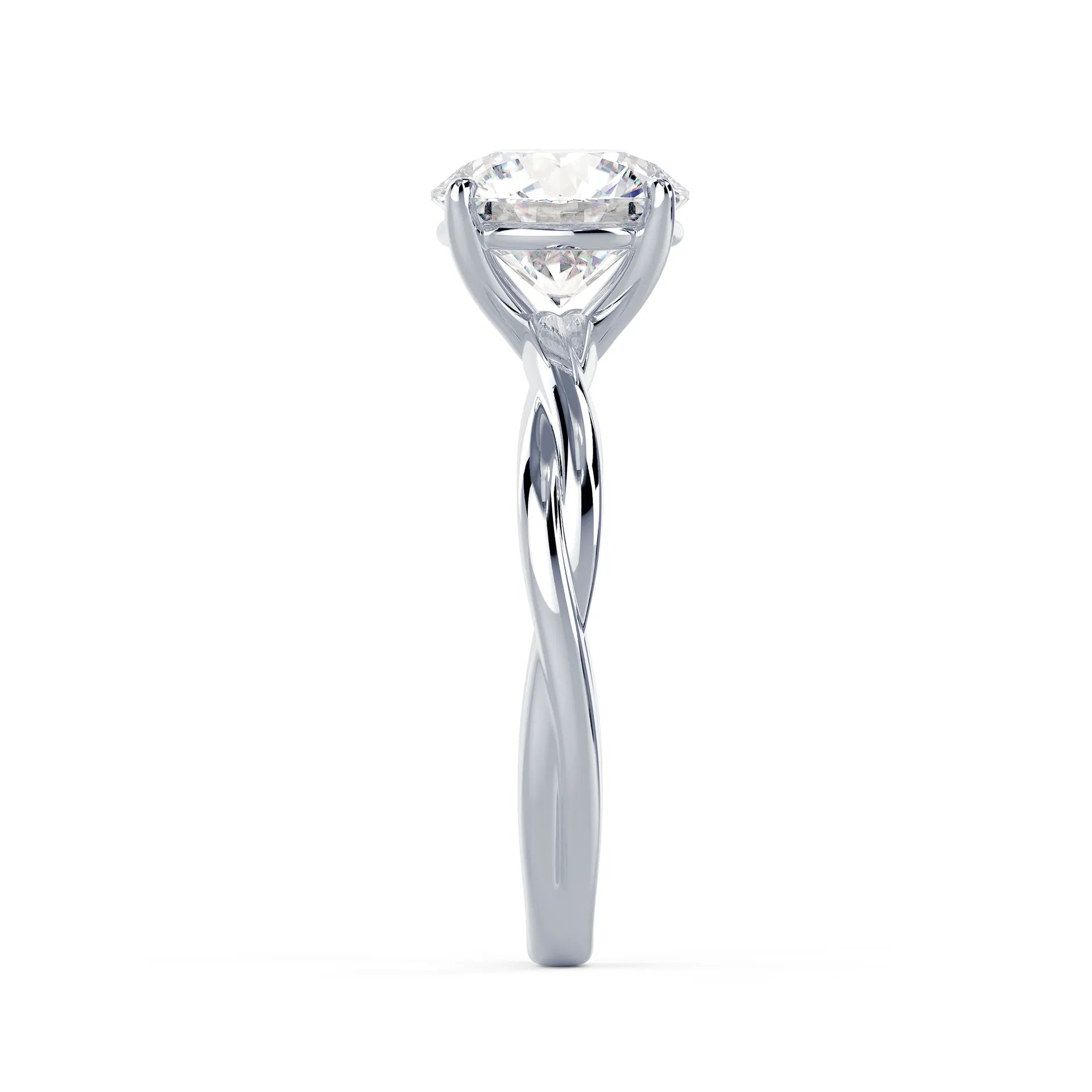 Twisting Band Solitaire