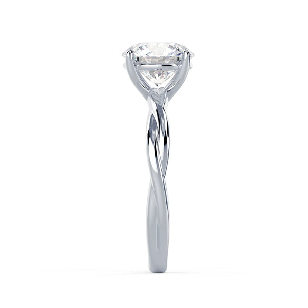 Twisting Band Solitaire - Twisting Band Solitaire