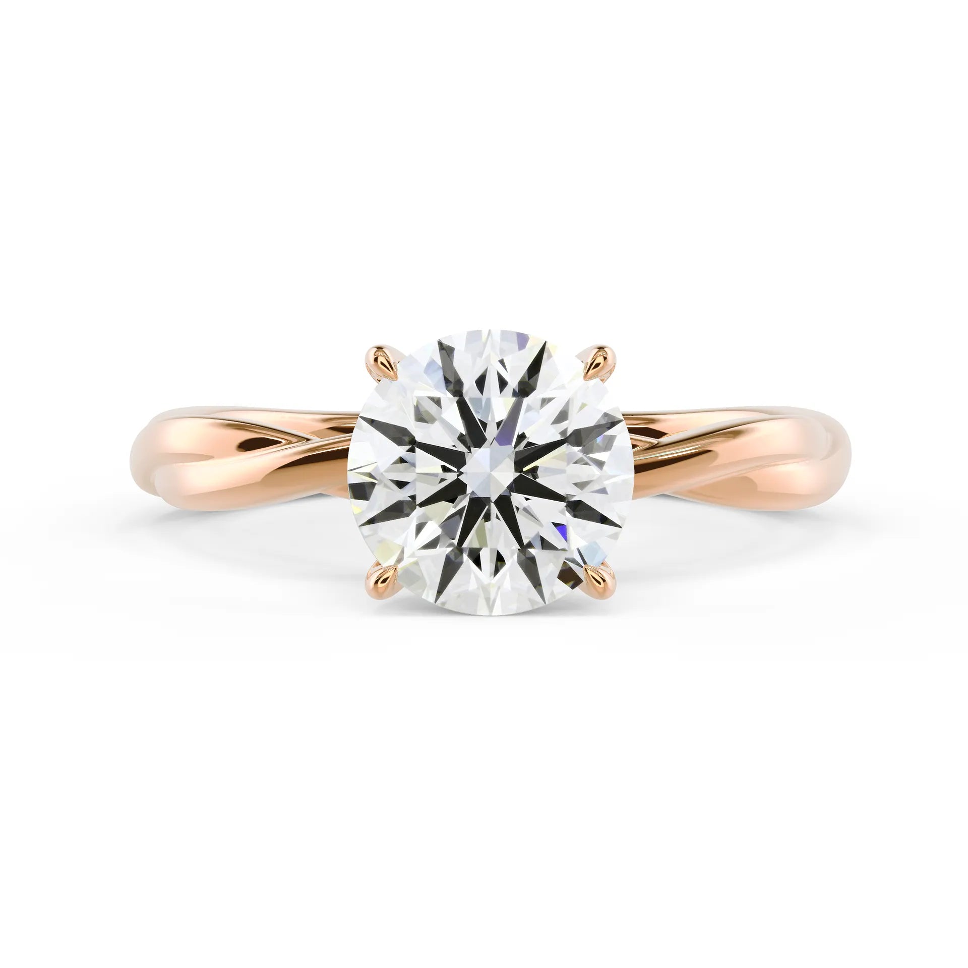Twisting Band Solitaire