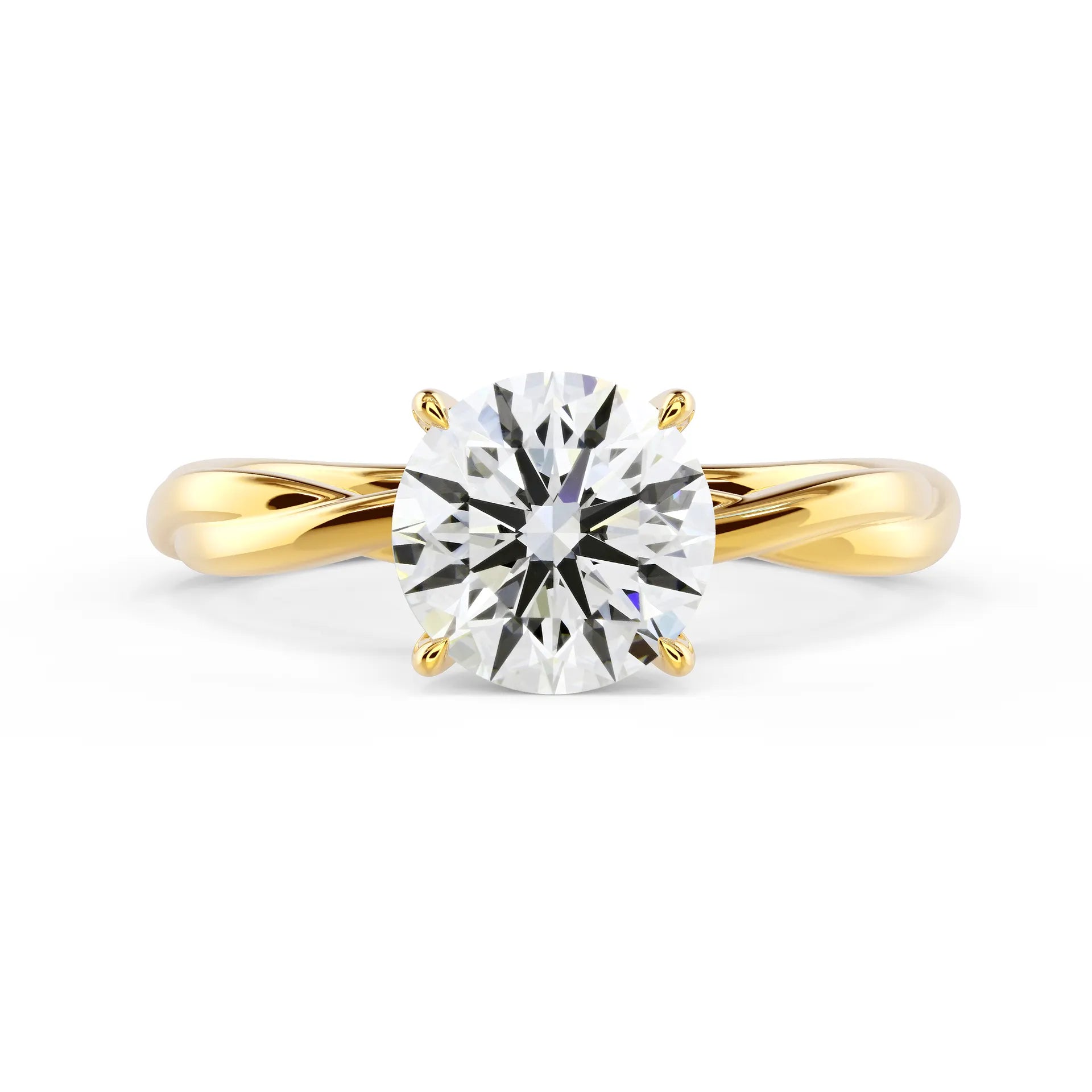 Twisting Band Solitaire