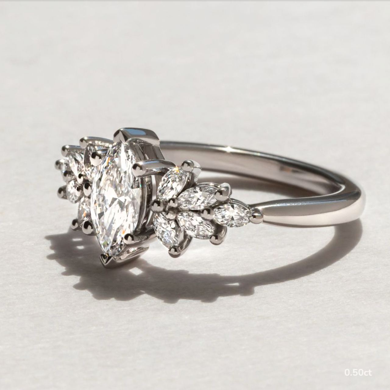 Solitaire-Oval Lab Grown Diamond Engagement Ring