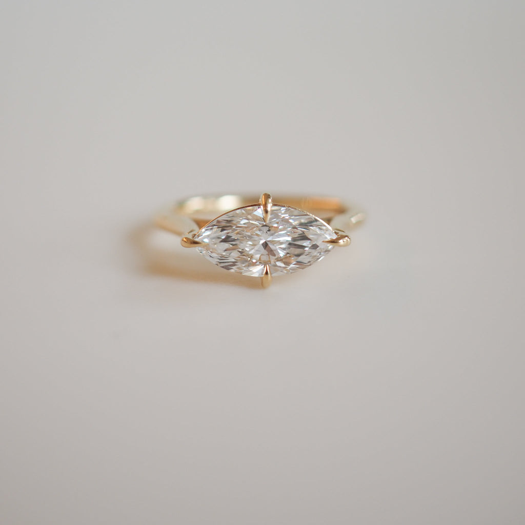 Solitaire-Oval Lab Grown Diamond Engagement Ring