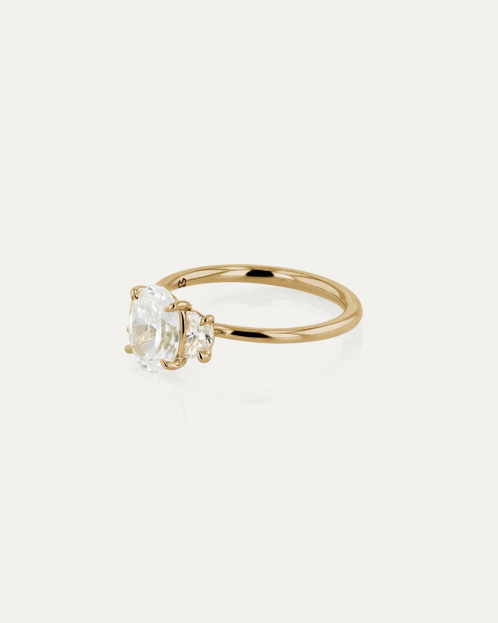 Solitaire-Oval Lab Grown Diamond Engagement Ring