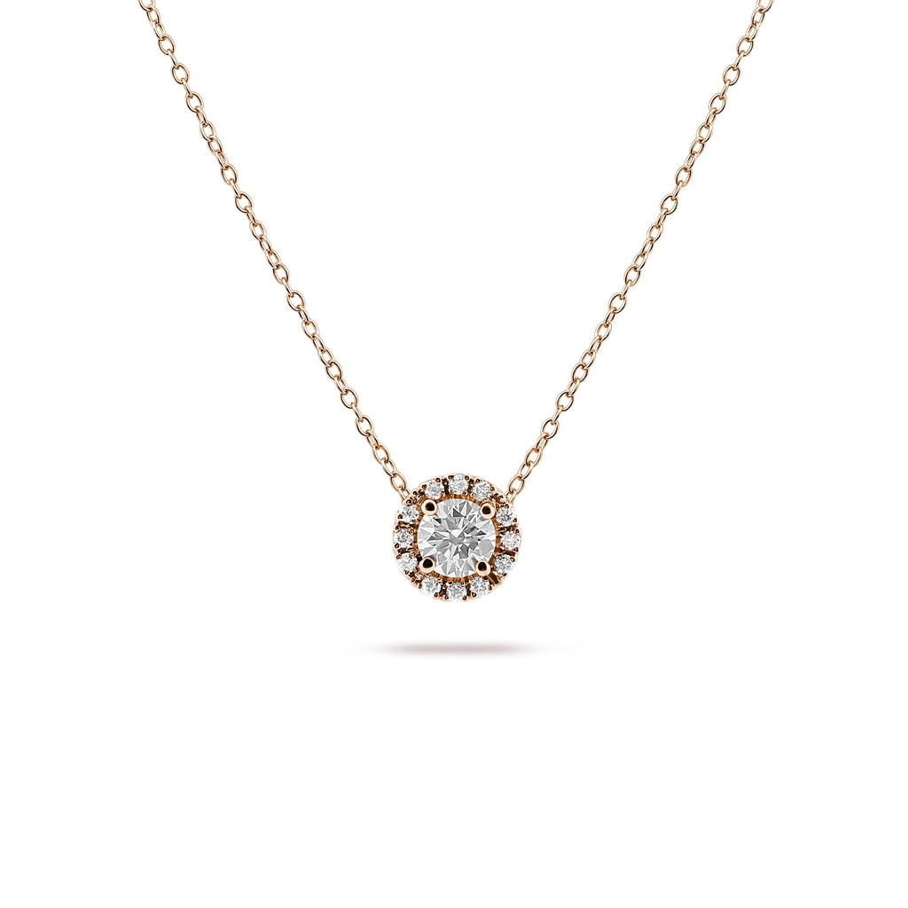 Solitaire- 1.0 CT Oval Lab Grown Diamond Necklace