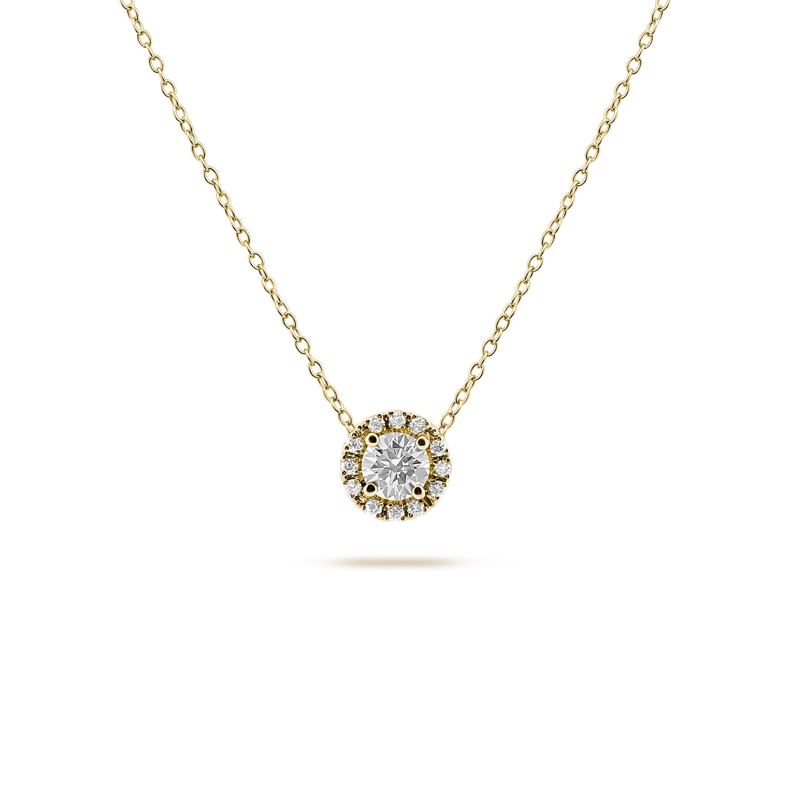 Solitaire- 1.0 CT Oval Lab Grown Diamond Necklace