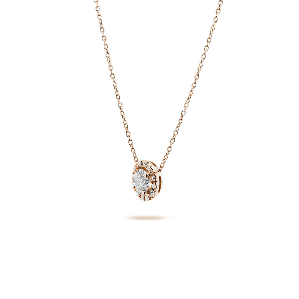 Solitaire- 1.0 CT Oval Lab Grown Diamond Necklace