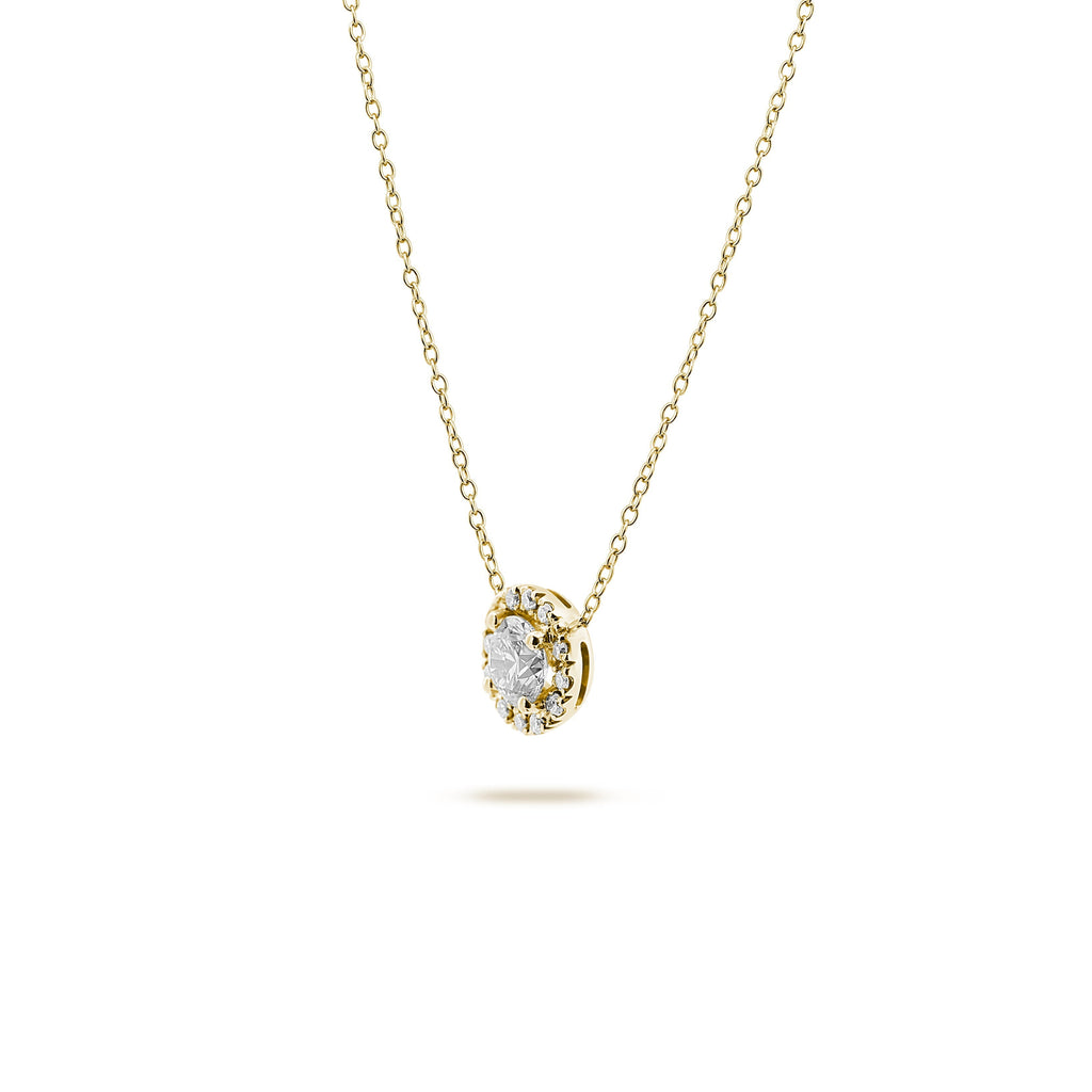 Solitaire- 1.0 CT Oval Lab Grown Diamond Necklace