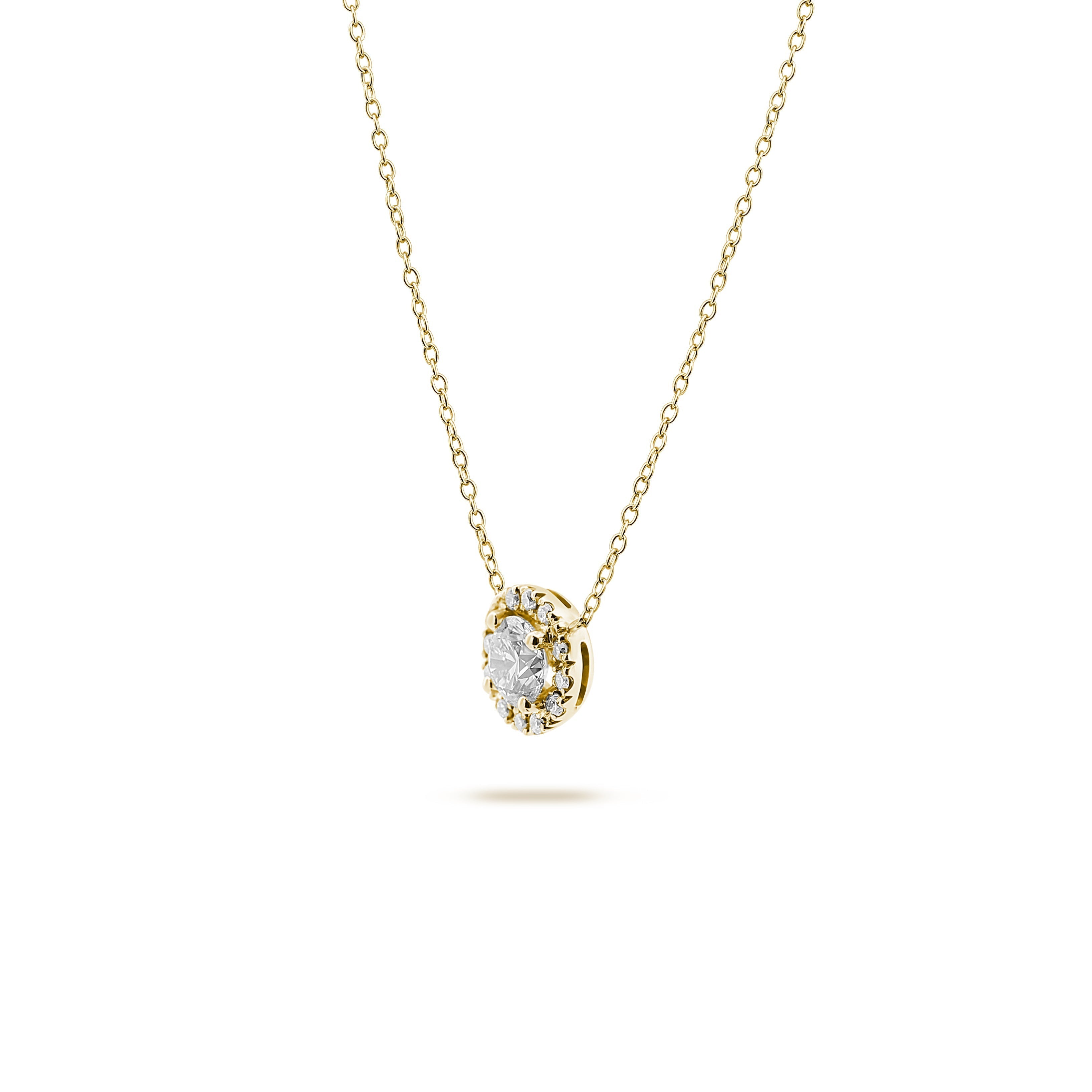 Solitaire- 1.0 CT Oval Lab Grown Diamond Necklace