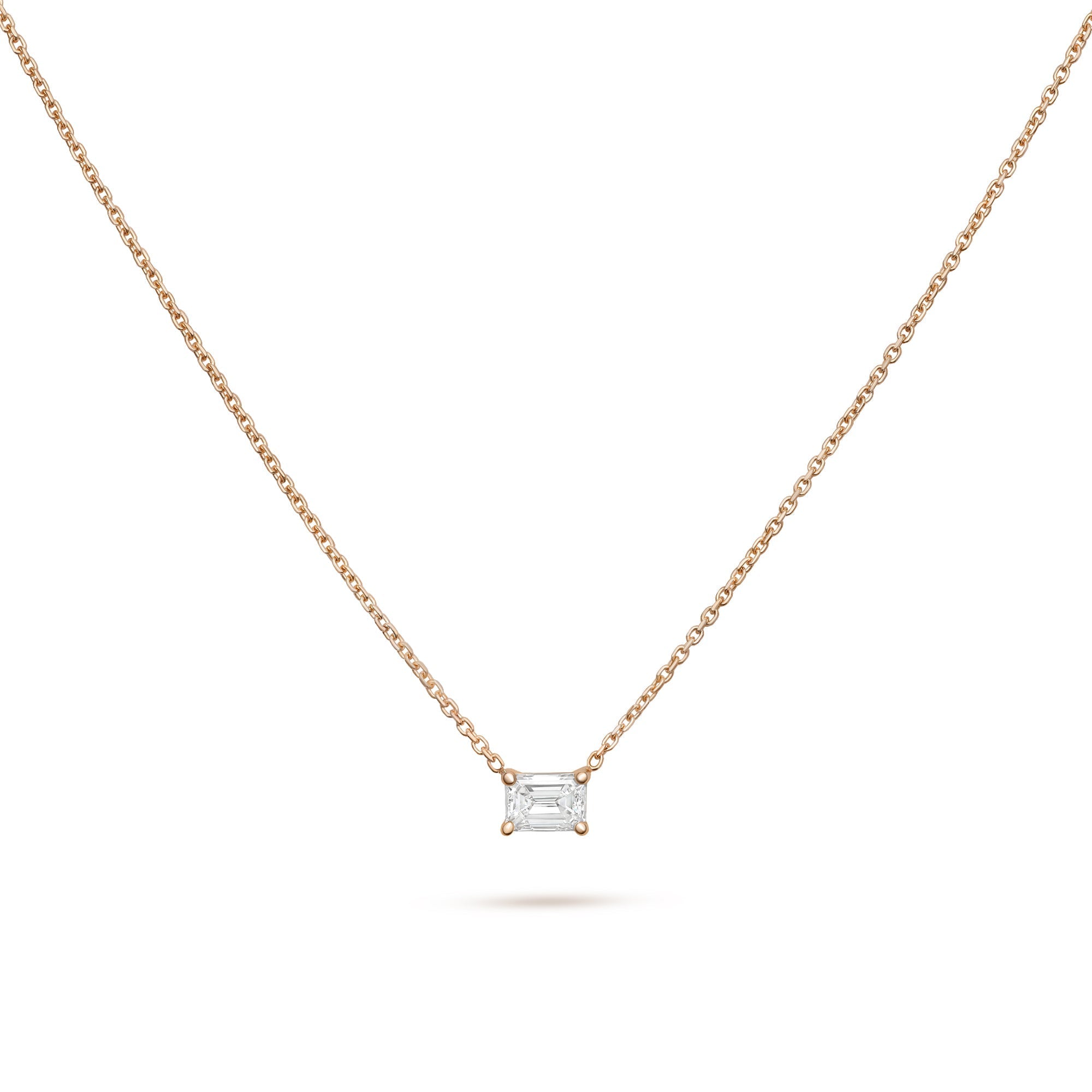 Solitaire- 1.0 CT Oval Lab Grown Diamond Necklace