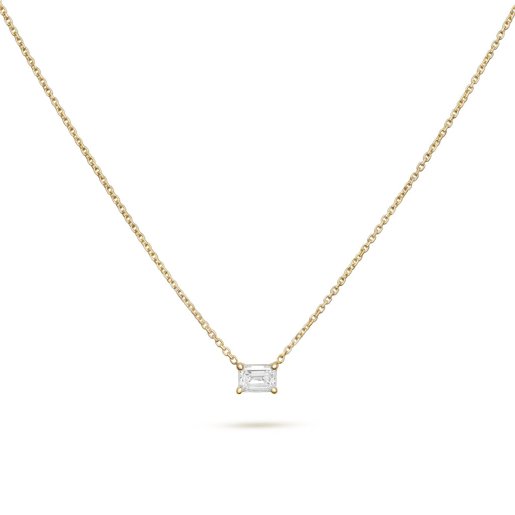 Solitaire- 1.0 CT Oval Lab Grown Diamond Necklace