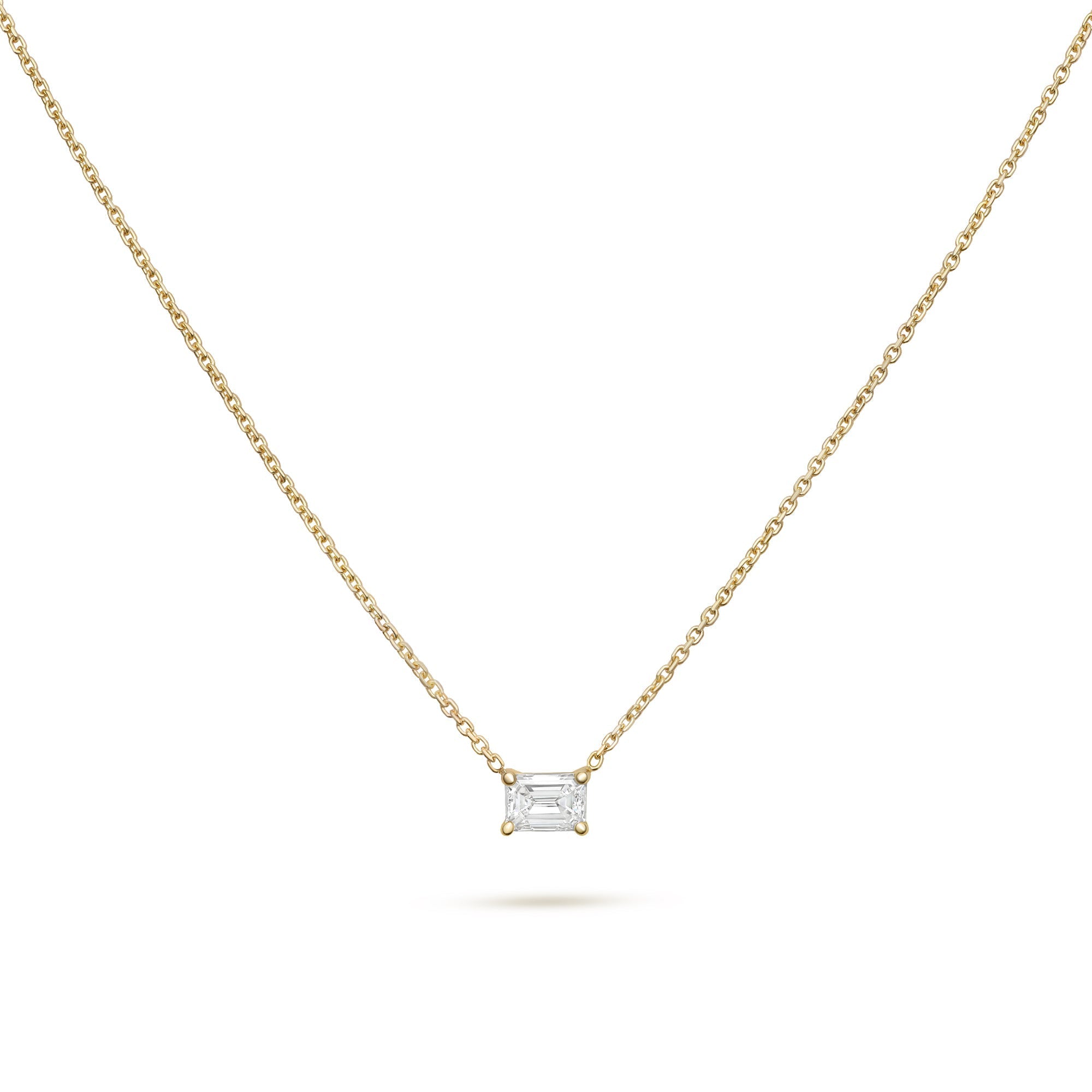 Solitaire- 1.0 CT Oval Lab Grown Diamond Necklace