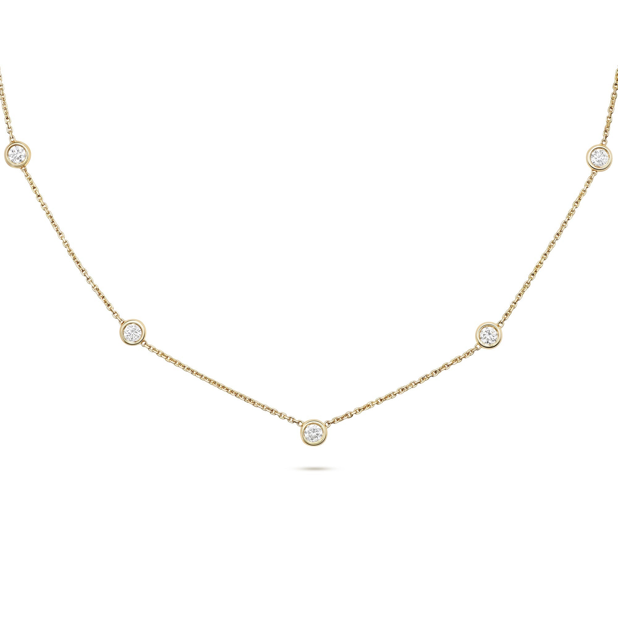 Solitaire- 1.0 CT Oval Lab Grown Diamond Necklace