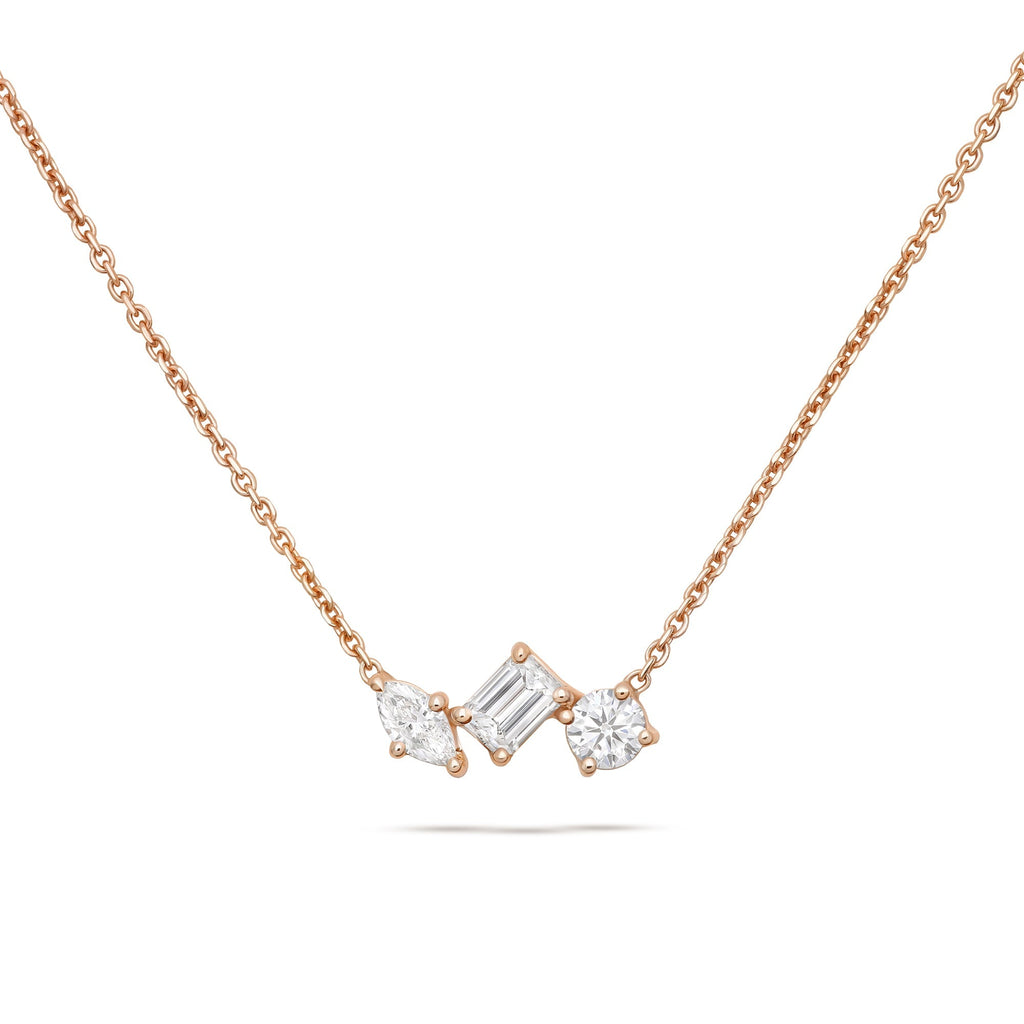 Solitaire- 1.0 CT Oval Lab Grown Diamond Necklace