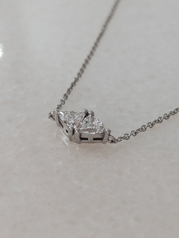 Toi Et Moi-0.3 CT Trillion Lab Grown Diamond Bracelets - Toi Et Moi-0.3 CT Trillion Lab Grown Diamond Bracelets