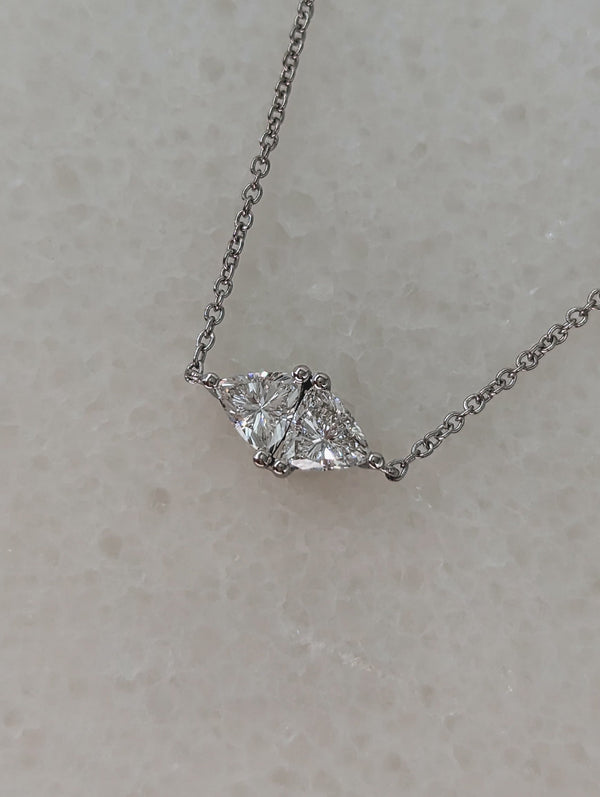 Toi Et Moi-0.3 CT Trillion Lab Grown Diamond Bracelets - Toi Et Moi-0.3 CT Trillion Lab Grown Diamond Bracelets