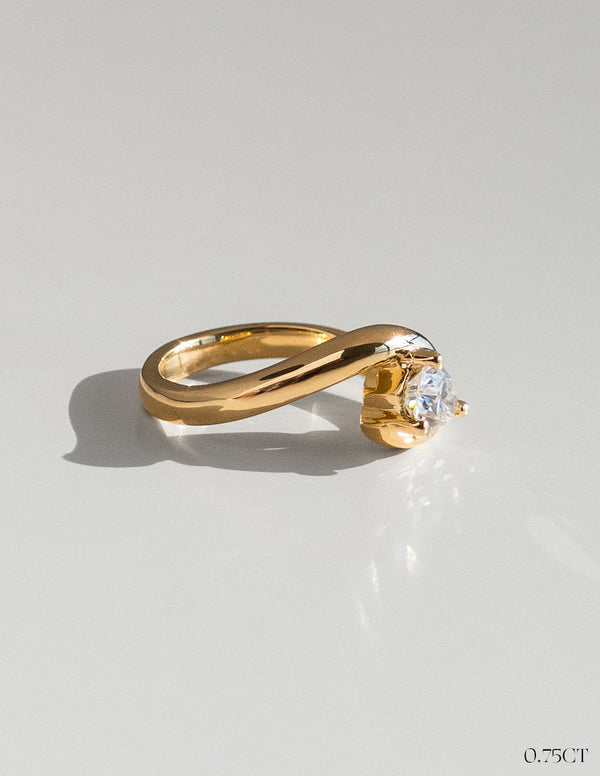 Solitaire Rapture-Pear Lab Grown Diamond Engagement Ring - Solitaire-Oval Lab Grown Diamond Engagement Ring