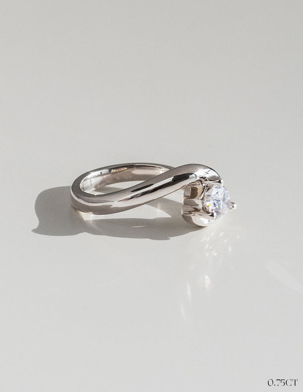 Solitaire Rapture-Pear Lab Grown Diamond Engagement Ring - Solitaire-Oval Lab Grown Diamond Engagement Ring