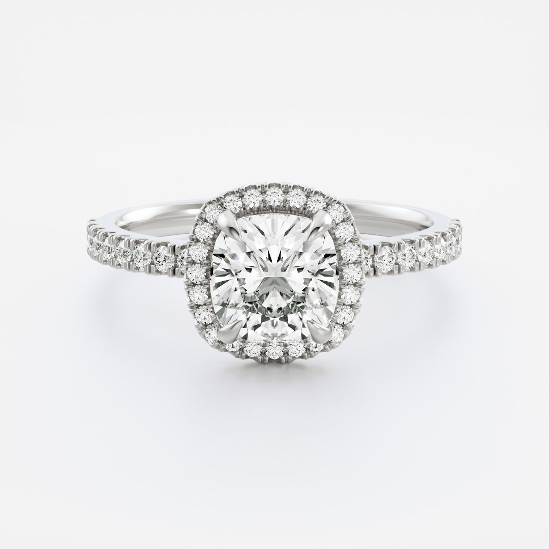 Solitaire-Oval Lab Grown Diamond Engagement Ring