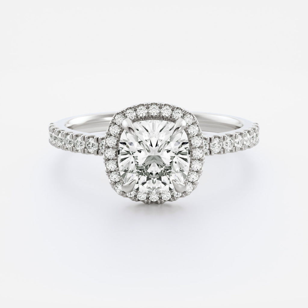 Solitaire- 1.0 CT Oval Moissanite Engagement Ring