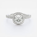 Solitaire- 1.0 CT Oval Moissanite Engagement Ring