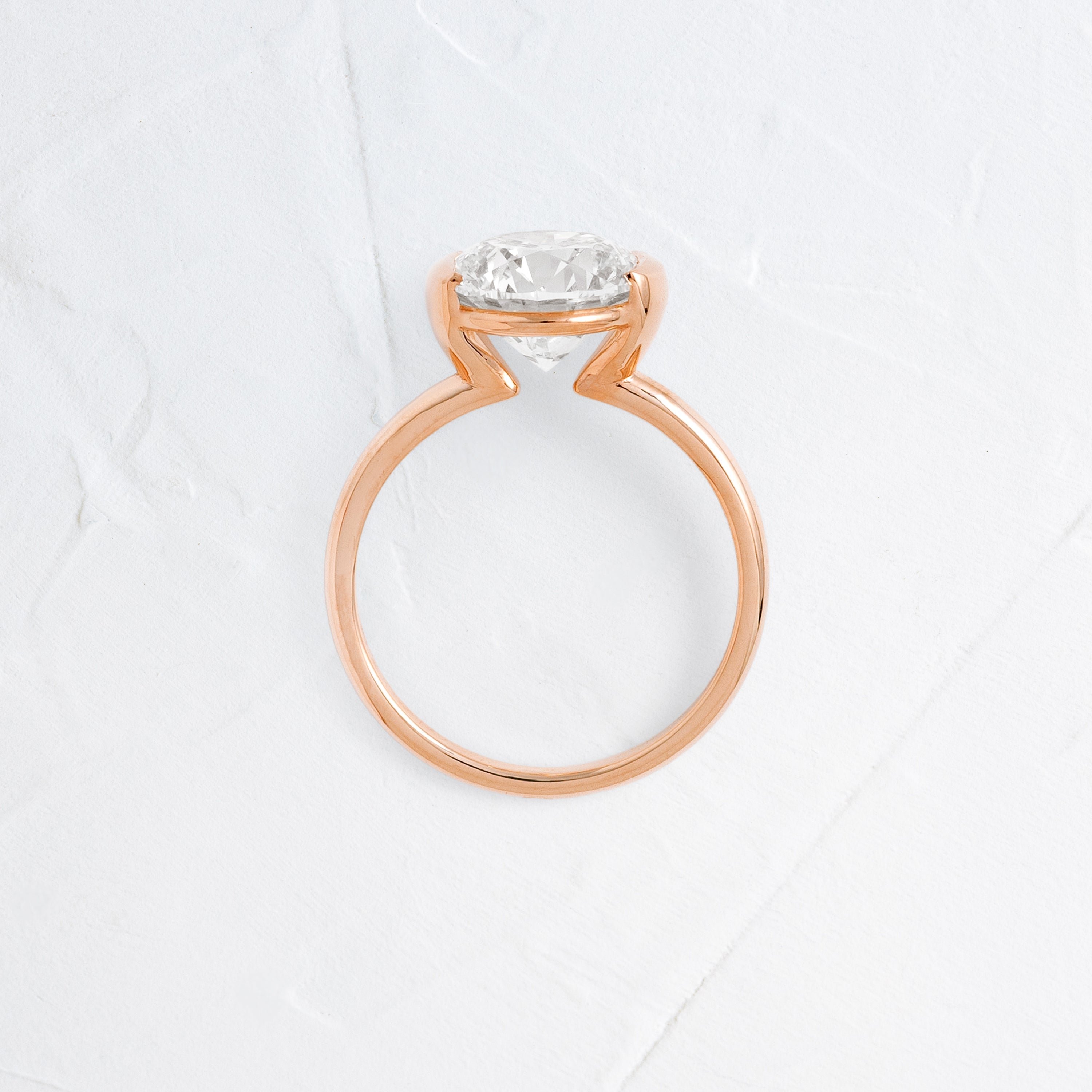 Solitaire-Oval Lab Grown Diamond Engagement Ring