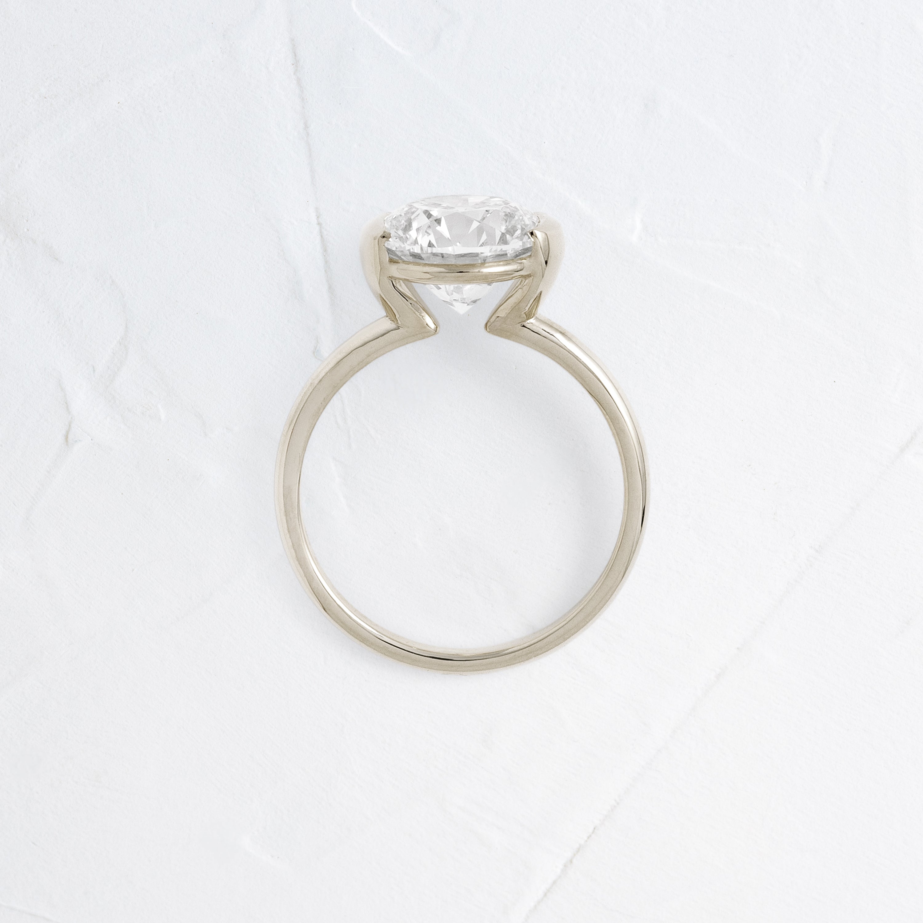 Solitaire-Oval Lab Grown Diamond Engagement Ring