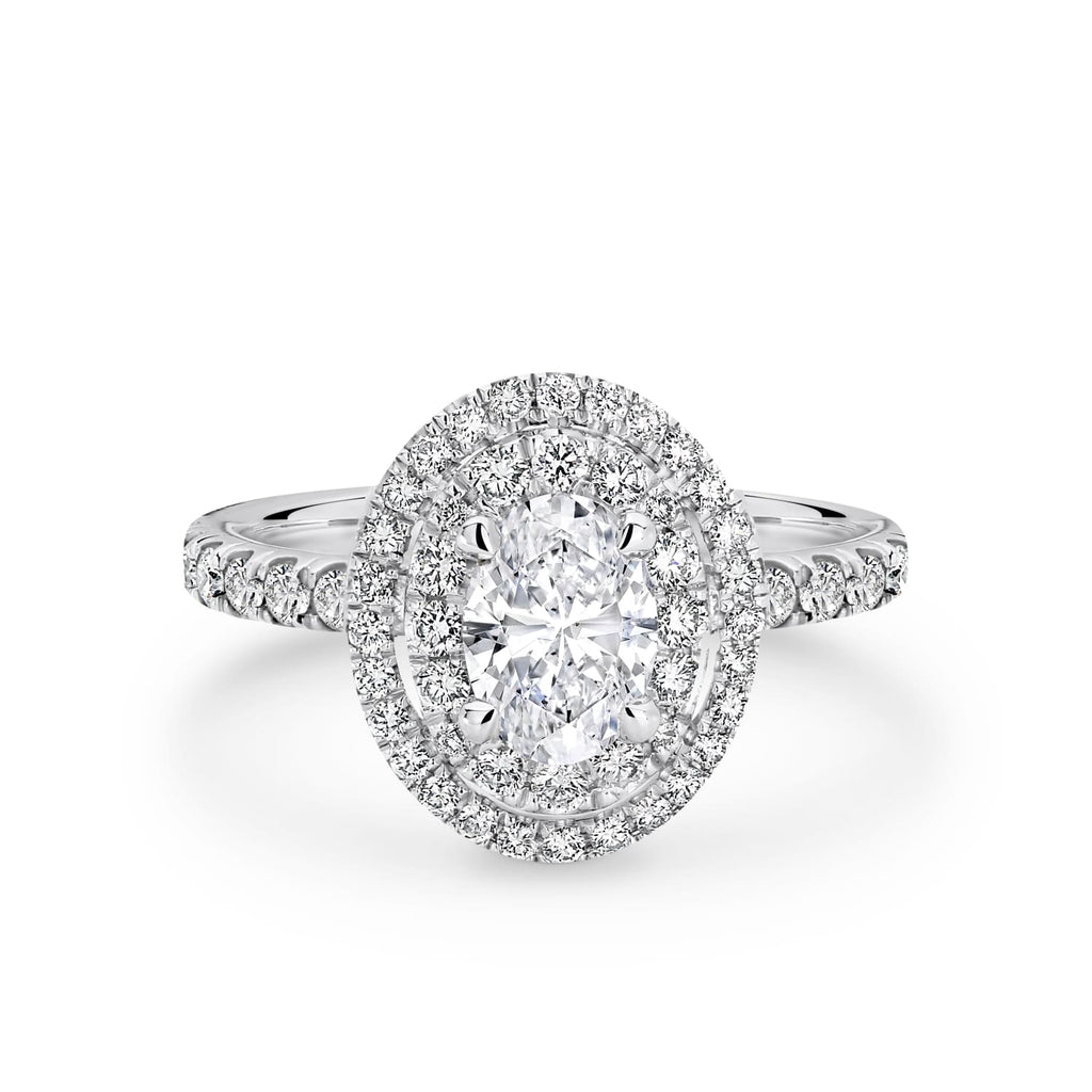 Solitaire-Oval Lab Grown Diamond Engagement Ring