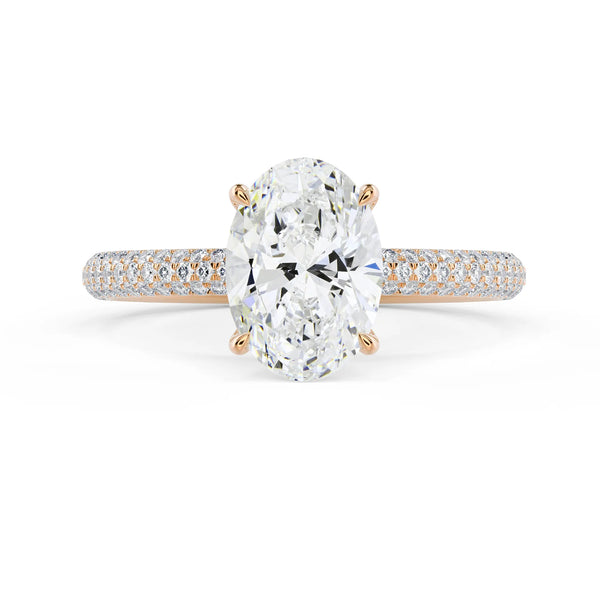 Three Sided Pave Setting - Three Sided Pave Setting