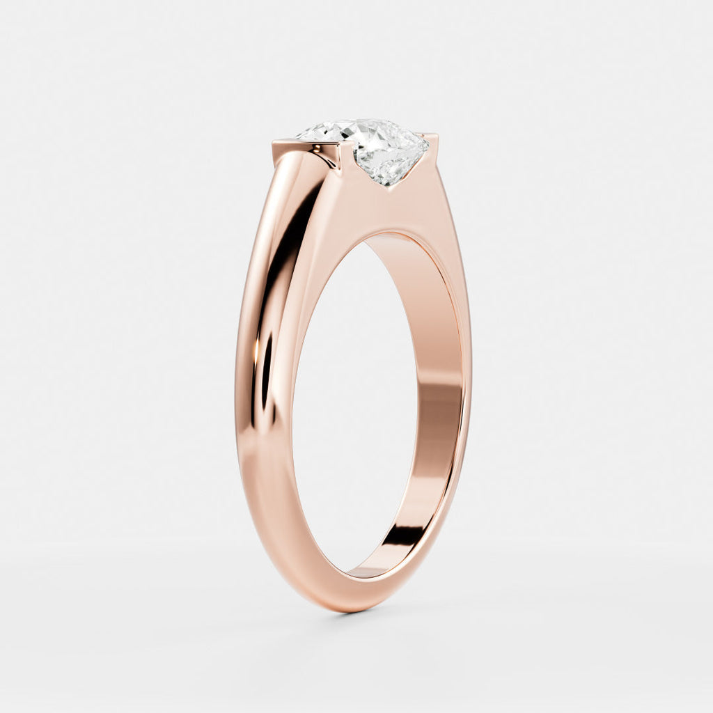 Solitaire-Oval Lab Grown Diamond Engagement Ring