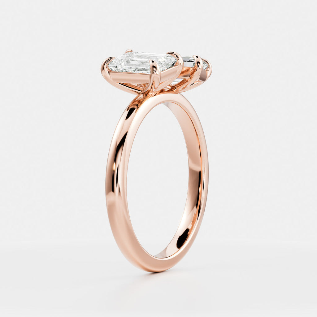 Solitaire-Oval Lab Grown Diamond Engagement Ring