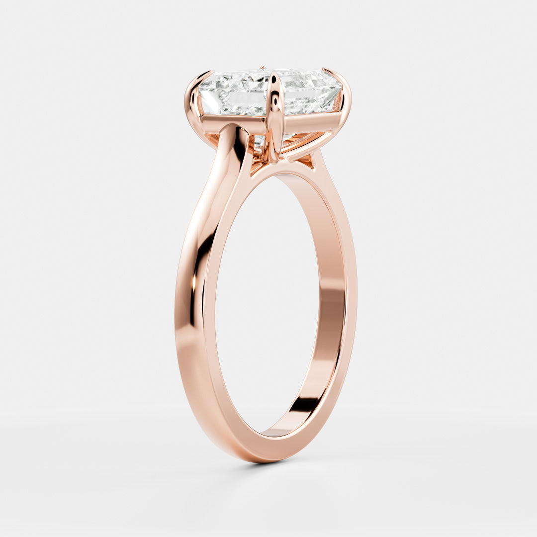 Solitaire-Oval Lab Grown Diamond Engagement Ring