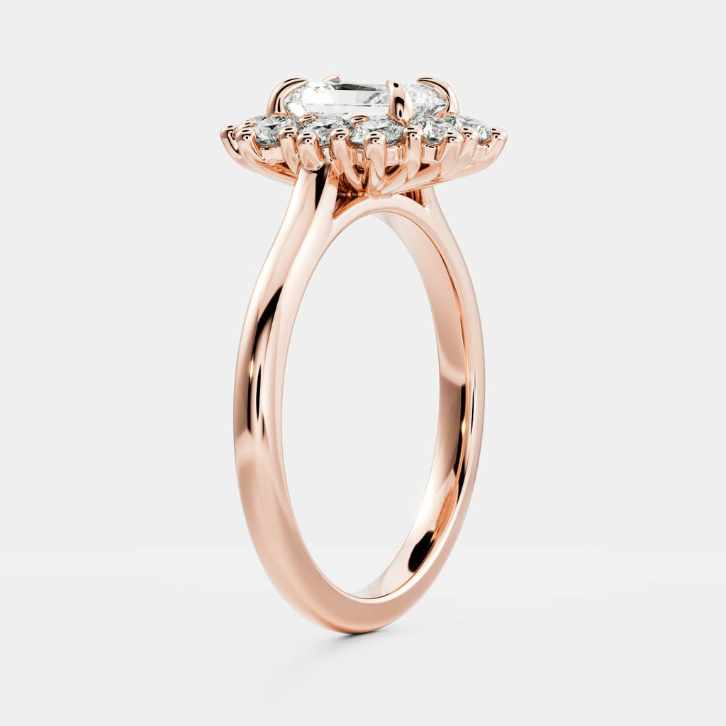 Solitaire- 1.0 CT Oval Moissanite Engagement Ring