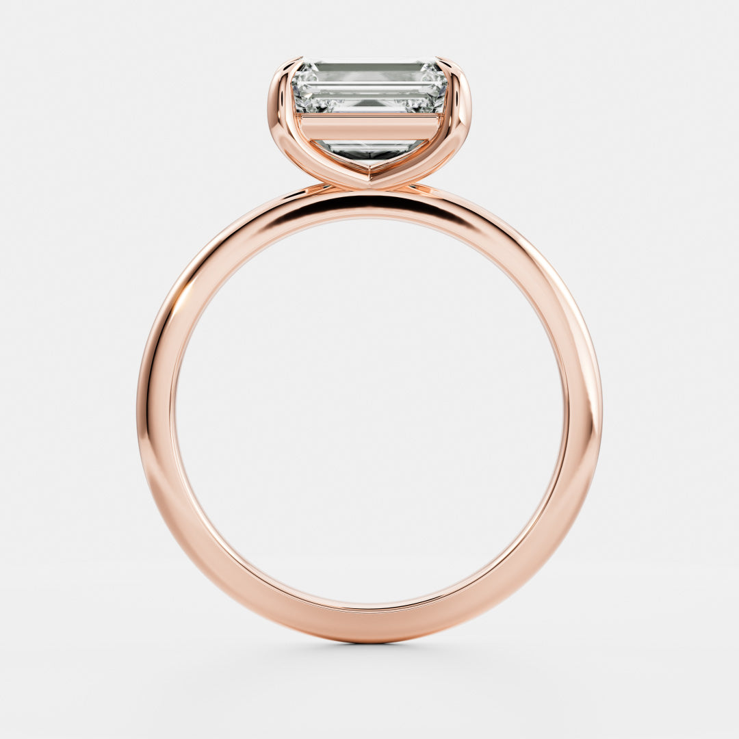 Solitaire-Oval Lab Grown Diamond Engagement Ring