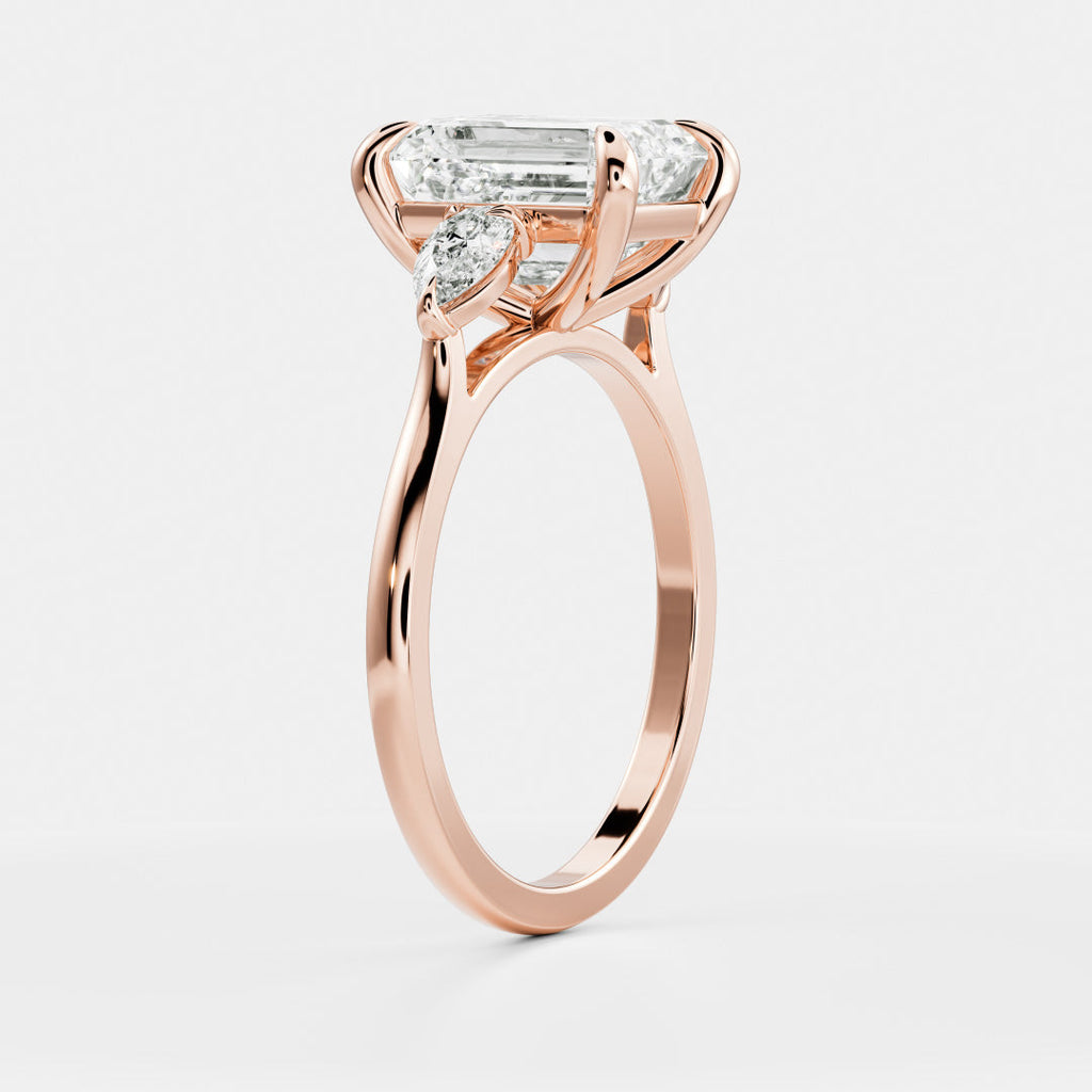 Solitaire- 1.0 CT Oval Moissanite Engagement Ring
