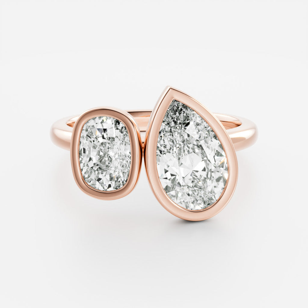 Solitaire- 1.0 CT Oval Moissanite Engagement Ring