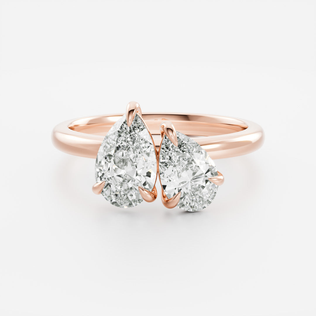 Solitaire- 1.0 CT Oval Moissanite Engagement Ring