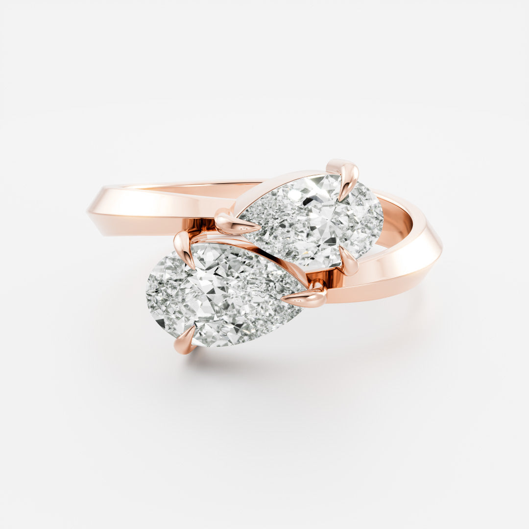 Solitaire- 1.0 CT Oval Moissanite Engagement Ring