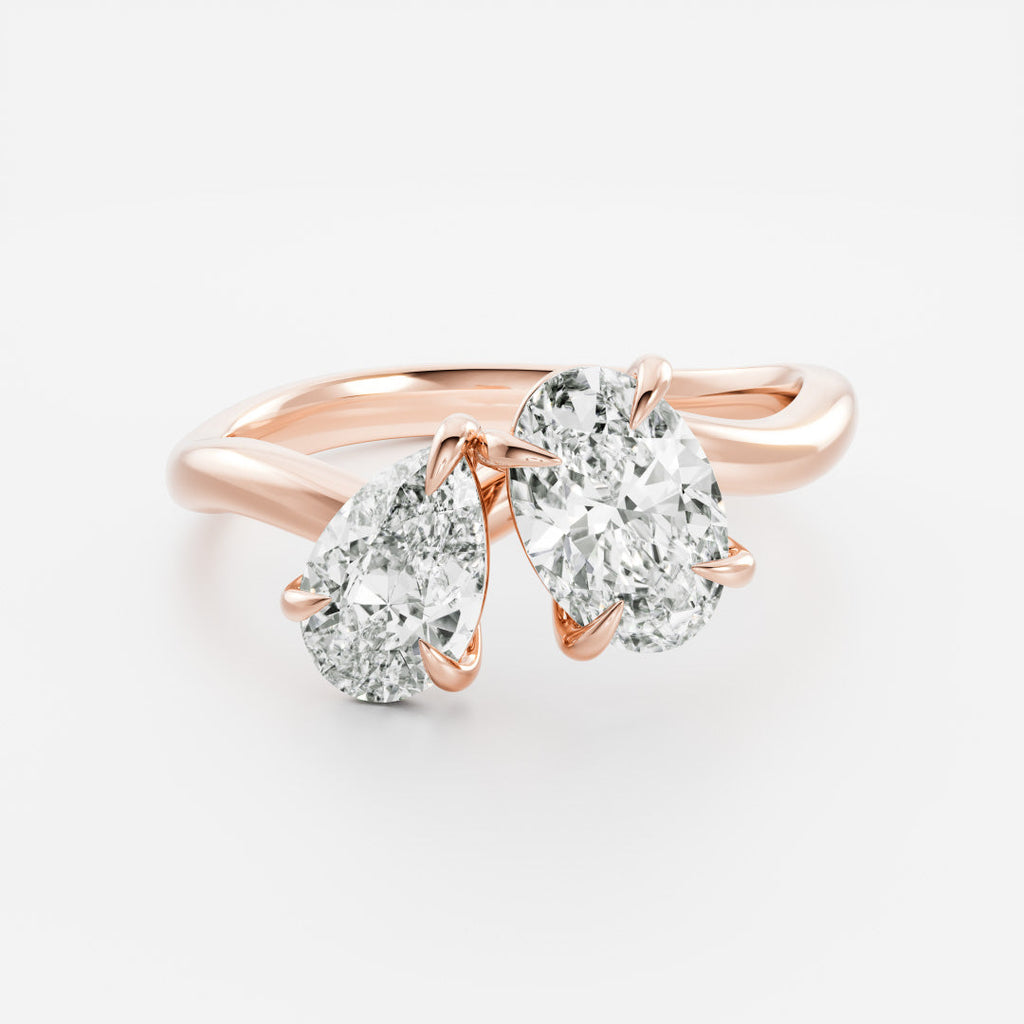 Solitaire- 1.0 CT Oval Moissanite Engagement Ring