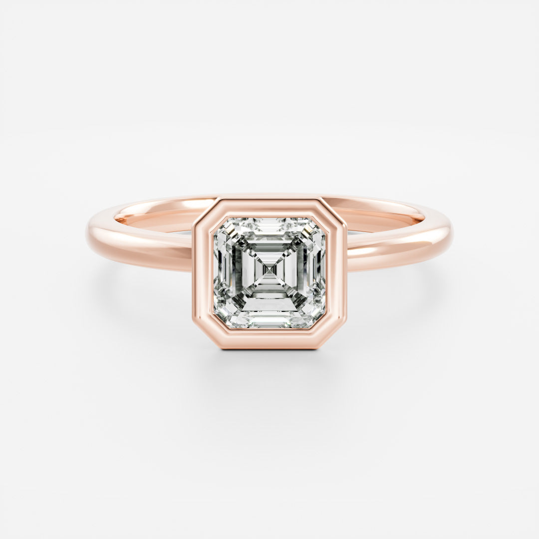 Solitaire- 1.0 CT Oval Moissanite Engagement Ring