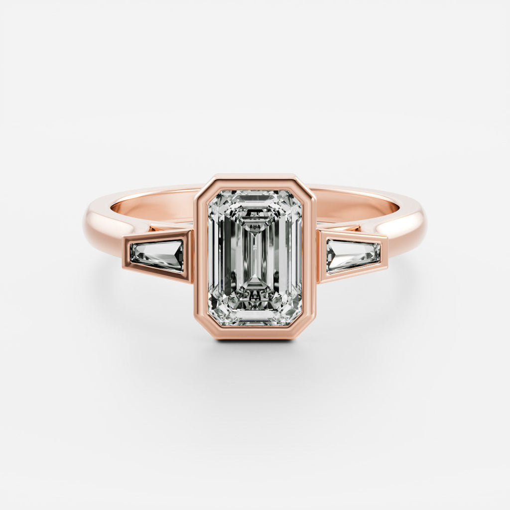 Solitaire- 1.0 CT Oval Moissanite Engagement Ring