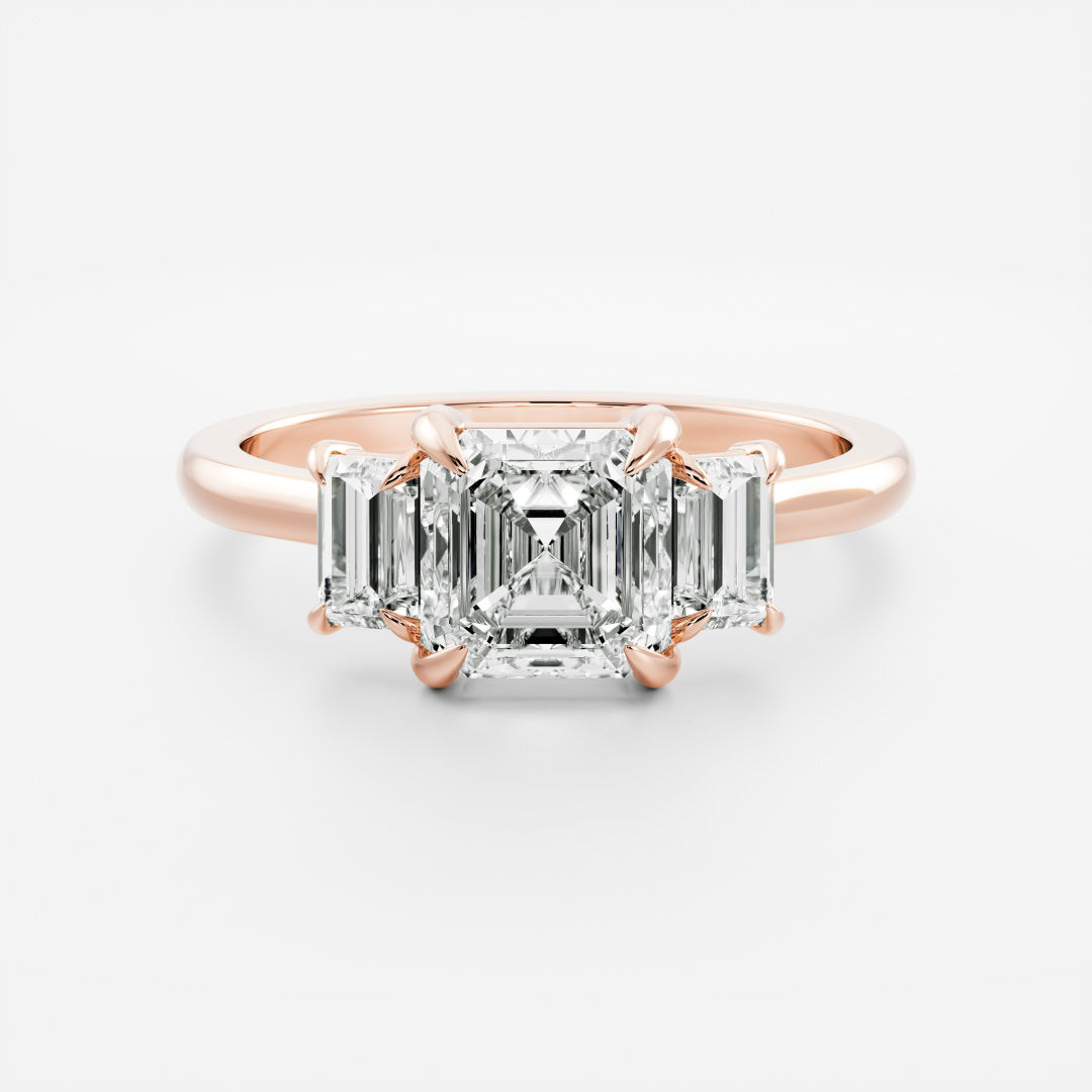 Solitaire- 1.0 CT Oval Moissanite Engagement Ring