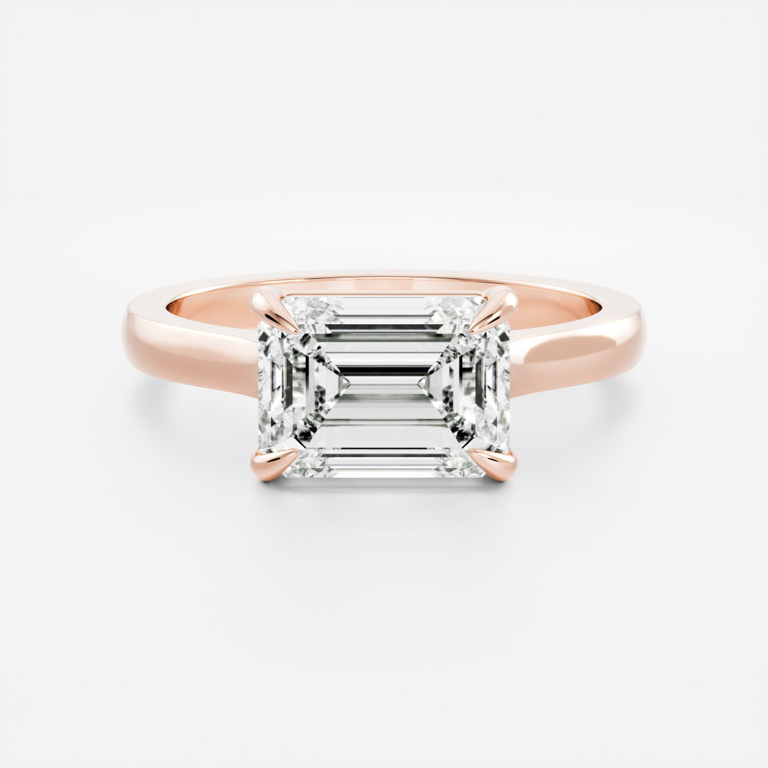 Solitaire-Oval Lab Grown Diamond Engagement Ring
