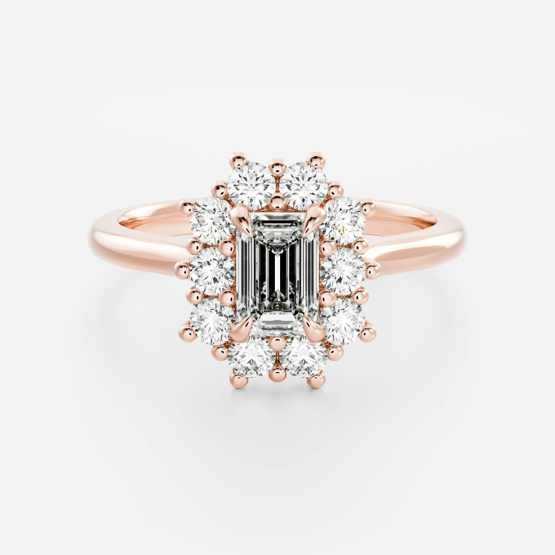 Solitaire- 1.0 CT Oval Moissanite Engagement Ring