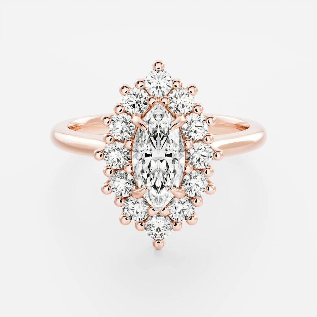Solitaire- 1.0 CT Oval Moissanite Engagement Ring