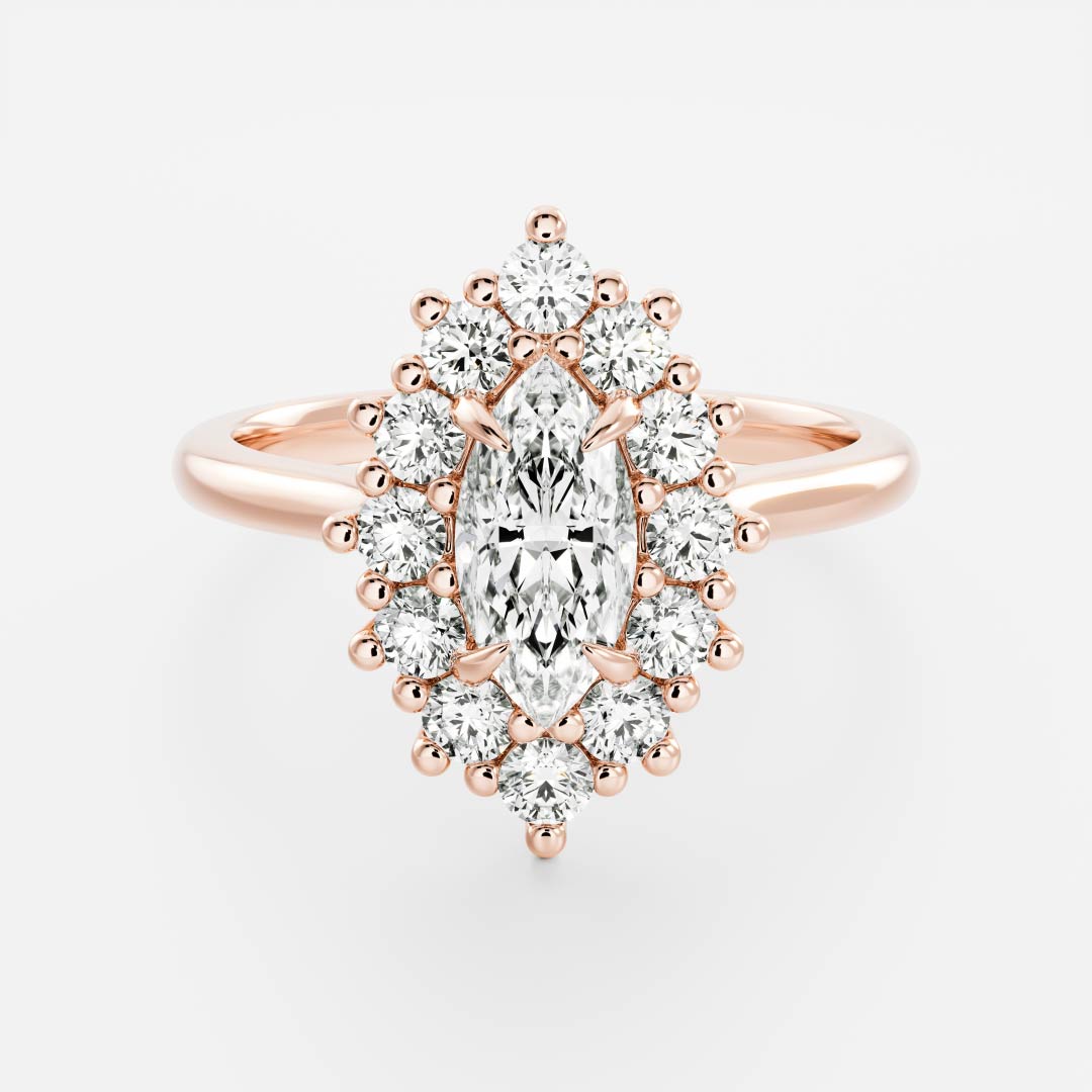Solitaire- 1.0 CT Oval Moissanite Engagement Ring